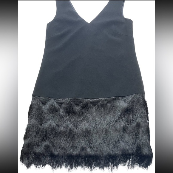 BCBG Maxariza Black Great Gatsby Dress Size 0 NWT Addilyn - Picture 10 of 12